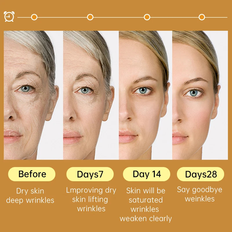 Niacinamide Serum Hyaluronic Acid for Face 24K Gold Serum Moisturizing Brighten Smoothing Facial Skin Care