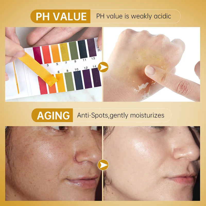 Niacinamide Serum Hyaluronic Acid for Face 24K Gold Serum Moisturizing Brighten Smoothing Facial Skin Care