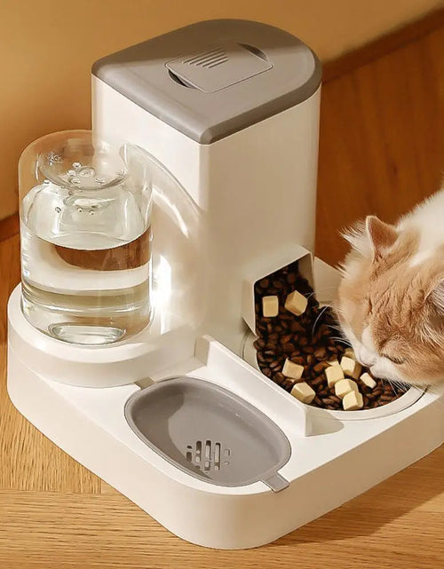 Load image into Gallery viewer, 2-in-1 Pet Automatic Feeder Dog Cat Drinking Fountain Water Dispenser Food Bowl Pet Supplies For Dogs Cats
