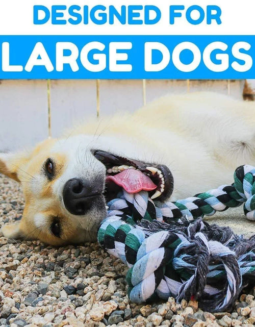Load image into Gallery viewer, ATUBAN Giant Dog Rope Toy for Extra Large Dogs-Indestructible Dog Toy for Aggressive Chewers and Large Breeds 42IN Long 6 Knot

